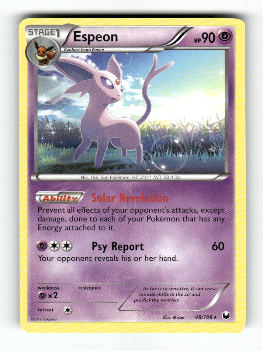 Espeon - 48/108 - Dark Explorers - Pokemon - Rare NM