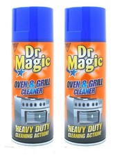 2 x Dr Magic Oven And Grill Cleaner BBQ Heavy Duty Action Cleaning Spray 390ml 8.32 per litre