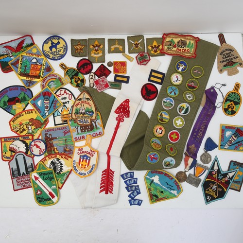Vtg Boy Scout Badge Lot 1960s 1970s St Louis MO Area Medal Patch Pin Sash Lot