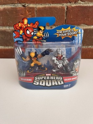 Marvel Super Hero Squad - Wolverine & Silver Samurai Figuren Neu Originalverpackt