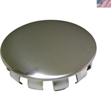 Durable Snap-in Faucet Hole Cover, 1.5 in Stainless Steel for Modern Kitchens