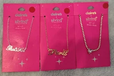 Claire's Paris Hilton Sliving Necklaces