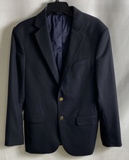 Jos. A. Bank Men's Black 1905 Slim Fit Wool Blazer brrr  Comfort Buttons 39R