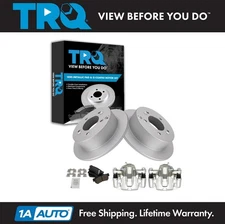 TRQ Rear Right Brake Pad & Rotor Kit Fits 2005-2009 Hyundai 2005-2010 Kia