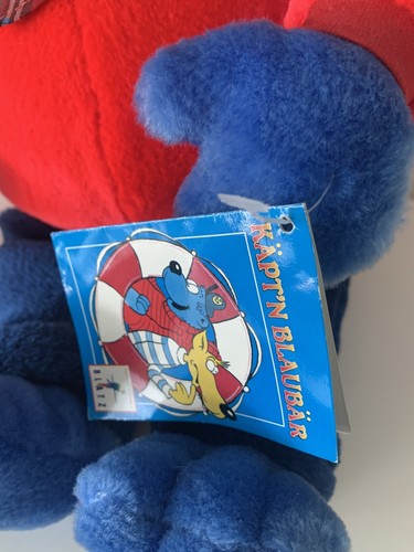 Käpt'n Blaubär | Kuscheltier, Plüschtier von 1997 | von Blatz Spiele, unbespielt - Bild 4 von 9
