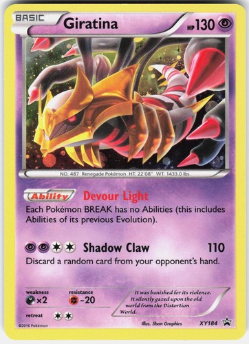 Pokemon Giratina XY184 Holo Promo XY Promo Pokemon Near Mint