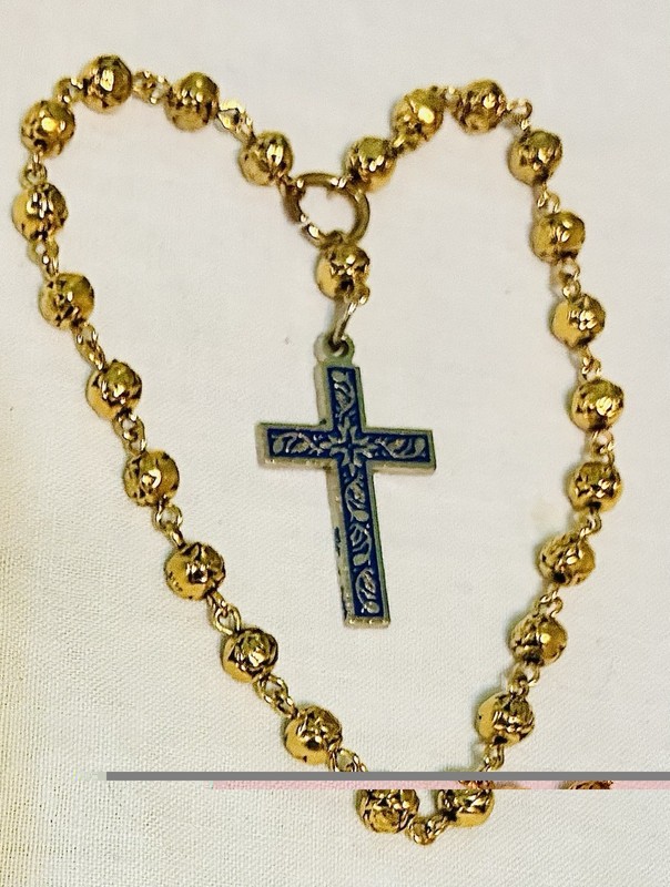 Handmade Catholic Reliquary Chaplet Of St. Therese of the Child Jesus 3rd Class