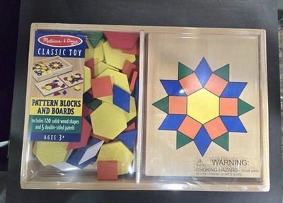 Melissa And Doug Pattern Blocks and Boards Classic Toy #29