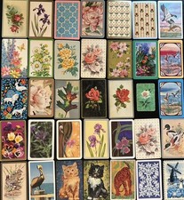 Lot of 100 Mixed Playing Cards Mostly Vintage...