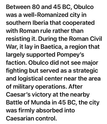 Antico Popolo Turdetani Celtico 80BC-45BC Moneta Obulco Toro Iberico Apollo Scarsa - Foto 6 di 11