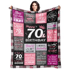 70th Birthday Gifts for Women - 70th Birthday Decorations for Women - 70 Year...