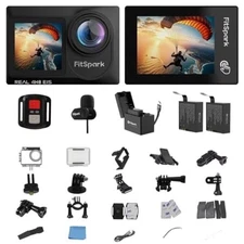 FitSpark Eagle i15 ProMax Real 4K, 30FPS 20MP, Wi-Fi Touch Screen Action Camera