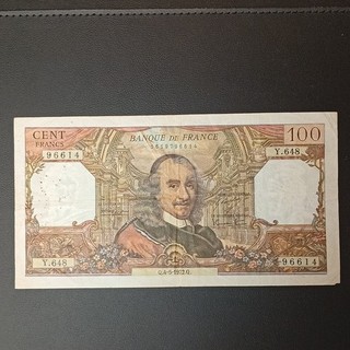 Banque de France Billet 100 Francs "Cent Francs" France n°96614 Série Y.648 1972