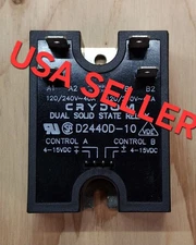 QTY Lot 4 Pcs D2440D-10 Sensata Crydom Dual Output Solid State Relays 40amp 
