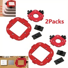 2 Sets Slotting&Edge Profiling Router Bits Kit - 4 Pcs Woodworking Cutter Set