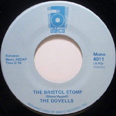 The Dovells, The Bristol Stomp / You Can't Sit Down, (7'', Single, Mono, GRT), VG