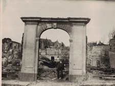 Antique 1916 WW1 World War I German Photograph Leipziger Presse-Buro 7" x 9.25"