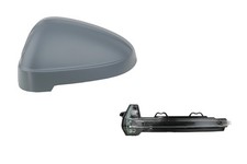 Spiegelkappe + LED-Spiegelblinker passend für Audi A4 8W 05/15- Links Fahrerseit