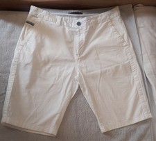 Bermuda pantalone corto ZARA MAN basic taglia 42 bianco 5 tasche shorts ottima qualità 