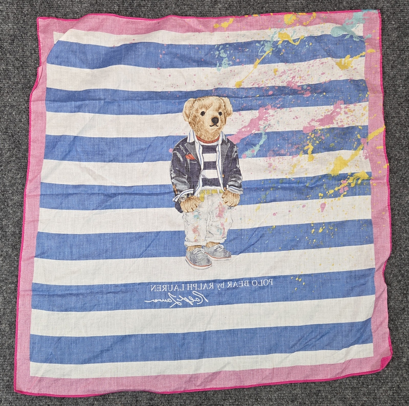 Polo Bear by Polo Ralph Lauren Hankerchief Paint … - image 4