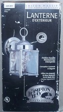 The Hampton Bay Exterior Light Polished Brass Outdoor Lantern Light 249-897