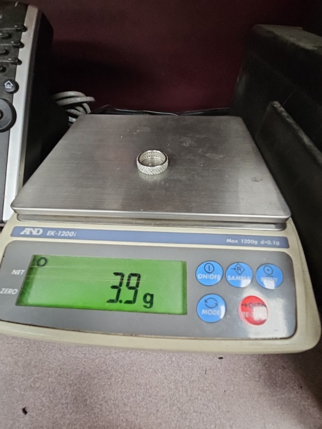 sterling silver multi-row eternity ring - image 4