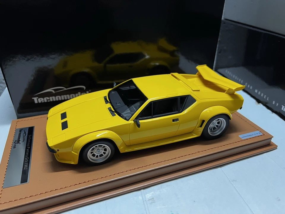 De Tomaso Pantera GT5 Giallo Pastello Tecnomodel 1/18 - Immagine 2 di 4