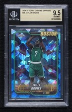 2024-25 Topps Chrome Sapphire Edition Jaylen Brown #28 BGS 9.5 GEM MINT 3hd