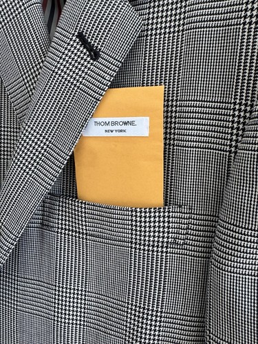 Thom Browne Prince of Wales 4-Bar Jacket Size 2 Brand New - Picture 5 of 15