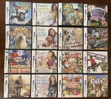 Lot Of 16 Untested Nintendo DS Video Games Cooking Mama Zoo Tycoon Call Of Duty