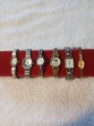 Lot Of 6 Vintage Womans Wrist Watches Timex,Sieko,Gloria Vanderbilt,Anne Klein 2