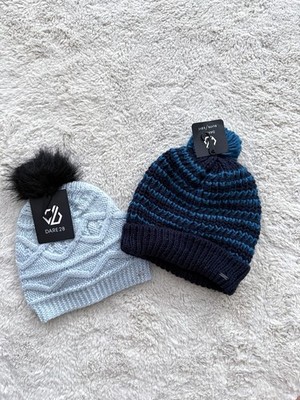Dare2b Winter Beanie Paket 2er Set Strickmützen Einheitsgröße Neu mit Etikett