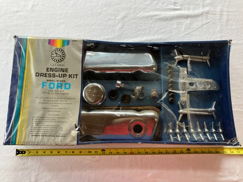 Cal Custom Hawk 6008 Engine Dress-Up Kit Small Block Ford 289 302 351W - Afbeelding 1 van 4