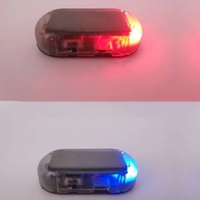 Car Solar Power Simulated Dummy Alarm, Anti-Theft LED Flashing Security Light
