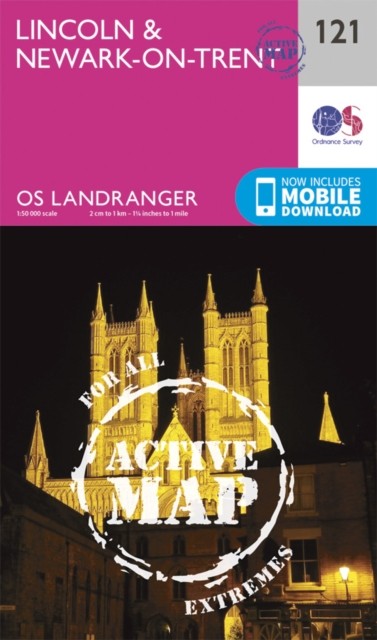 Lincoln & Newark-on-Trent Map Weatherproof by Ordnance Survey (Map 2016) - Image 2