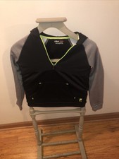 FILA Sport Live In Motion Boys Black And Gray Pullover Jacket Size M 10-12