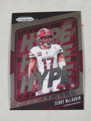 Terry McLaurin 2024 Panini Prizm Hype Washington Commanders NFL Card No.12