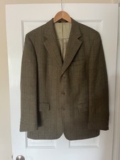 Brooks Brothers Made in U.S.A. 3-Button Sport Coat Men's 41 Regular, Olive/Tan