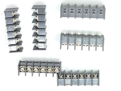 54each 6 Pin Barrier Terminal Block connector Strips, 300v 20A 7.62mm Pitch - Picture 7 of 14