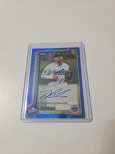 2025 Topps Pro Debut - Dalton Rushing #PD-104 Blue Foil Autographs /150 (AU, RC)