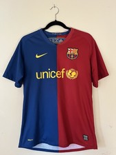 Authentic Vintage 2008/2009 FC Barcelona Home Jersey (Nike, Blank) - Size Small