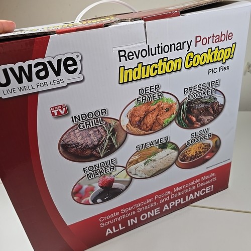 Precision NuWave 2 Induction Cooktop 30141 W/Bonus 9” Fry Pan New Camping Stove - Picture 6 of 7
