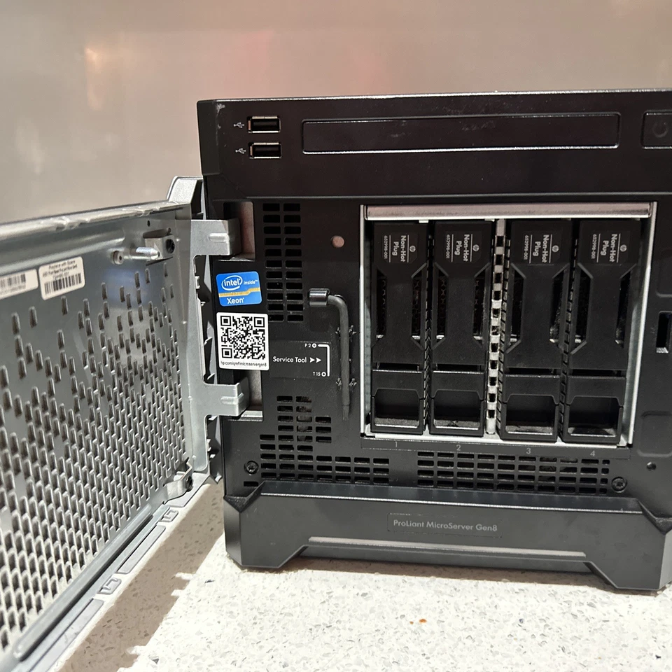 HP PROLIANT TPS-W003 MICROSERVER SERVER TOWER Gen 8, 16G Ram - Image 3 of 4