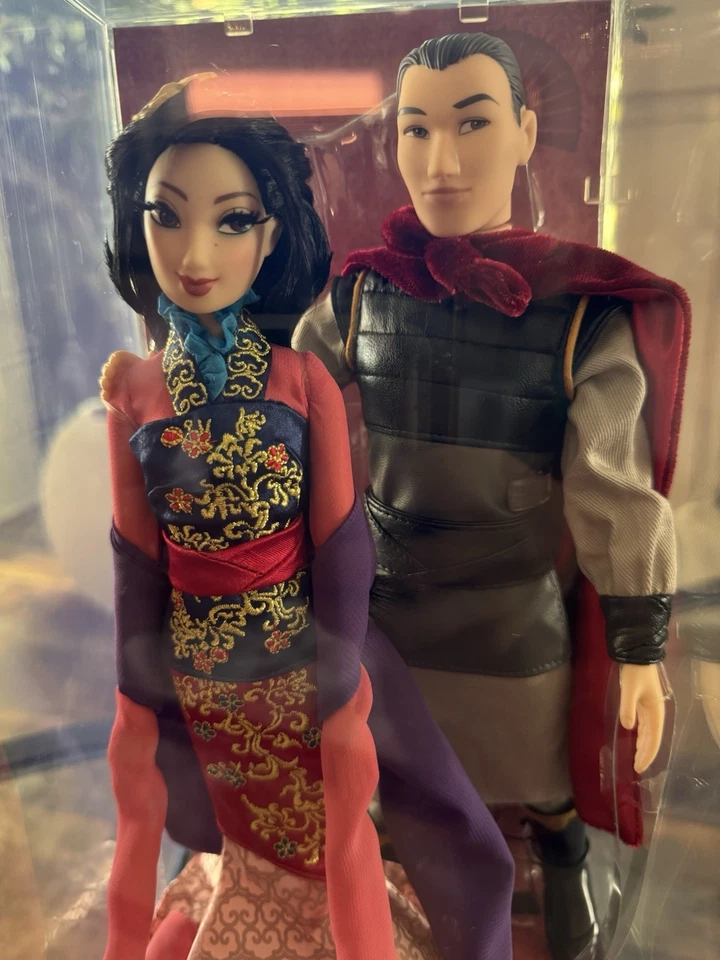 Disney Designer Fairytale Collection Mulan And Li Shang Dolls Limited Edition - Image 2 of 4