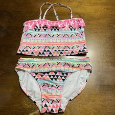 SO Girls 2-piece Tankini Bathing Suit Swimsuit L 12 