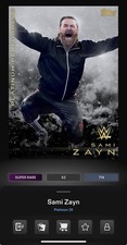 DIGITAL TOPPS WWE SLAM Sami Zayn SUPER RARE GOLD PLATINUM PERFORMERS Read
