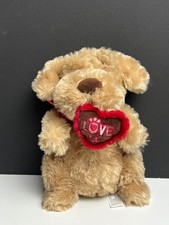 American Greetings Puppy Dog Plush Stuffed Animal LOVE YOU Heart