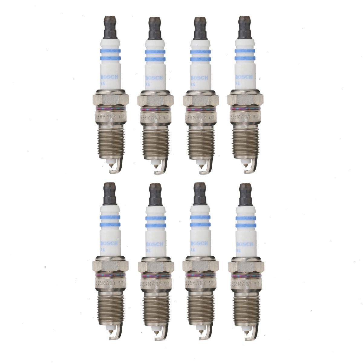 8 pc Bosch Double Iridium Spark Plugs for 2002-2006 Chevrolet Avalanche 1500 wx