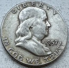 1957 Franklin Half Dollar – 90% Silver – INV#8387