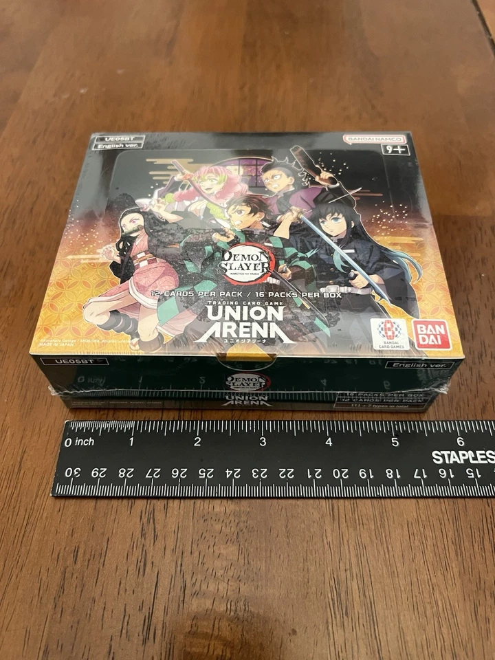 Union Arena Demon Slayer Booster Box Nuevo Sellado Inglés Kimetsu no Yaiba UE05BT Foto 4 de 4